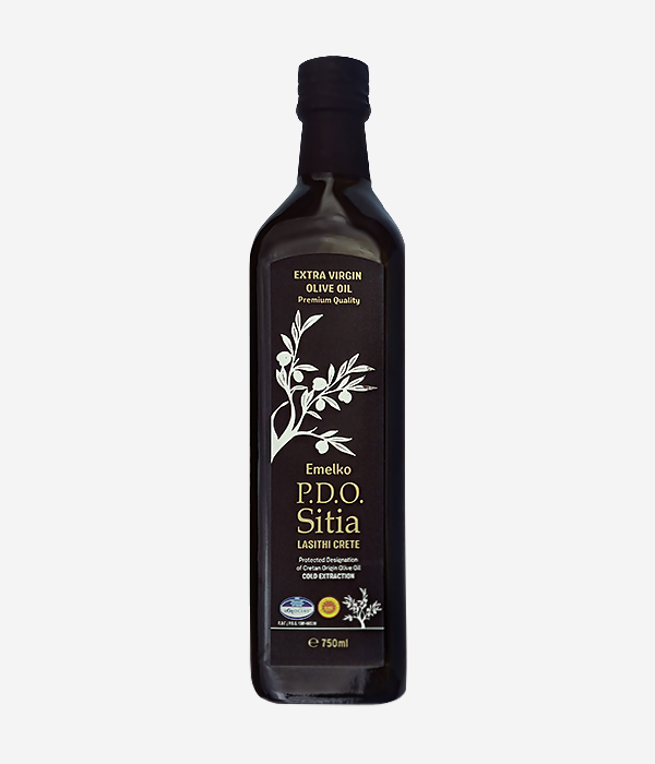 Extra Virgin Olive Oil PDO Sitia “Emelko” в стеклянной бутылке